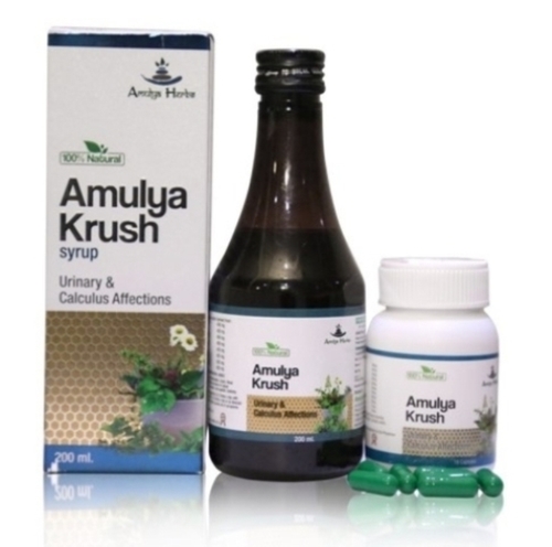 Ayurvedic Medicine Amulya Krush Syrup For Kidney Stone