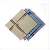 3 Pcs Set Mens Light Color Cotton Handkerchief