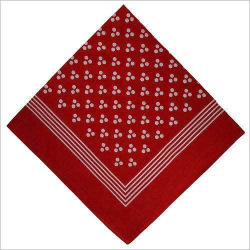 Mens Dot Printed Cotton Handkerchief