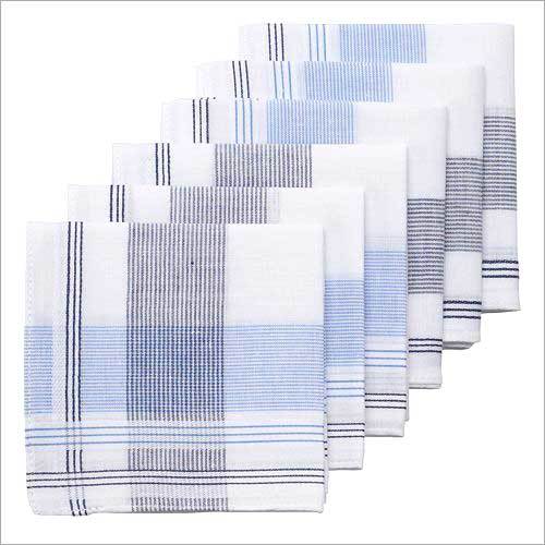 Mens Plain Cotton Pocket Handkerchief