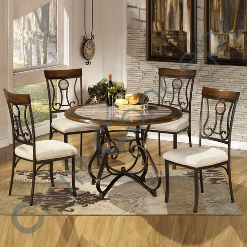 Royale Dining Iron Chair No Assembly Required