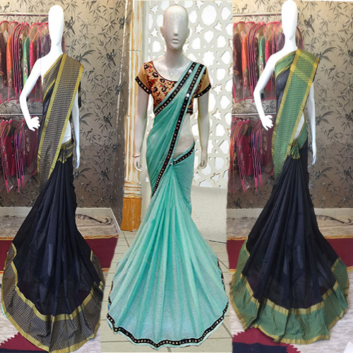 Woven Fancy Designer Cotton Silk Saree