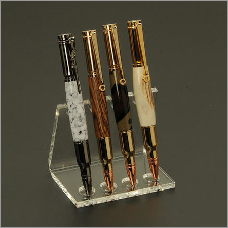Acrylic Four Pen Stand