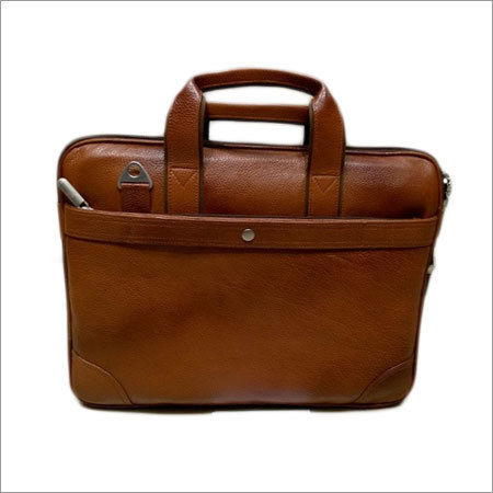 Shock Resistance Leather Laptop Bag
