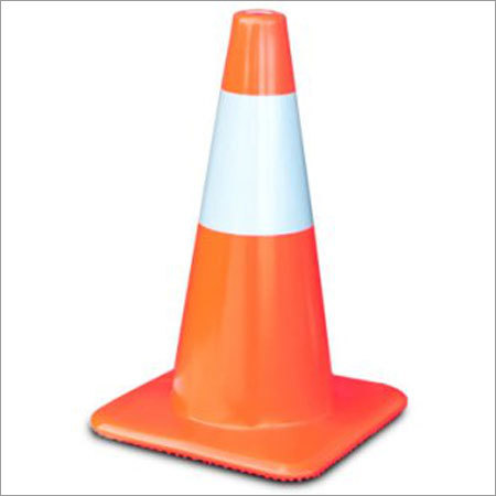 No Parking Sign Road Safety Cones
