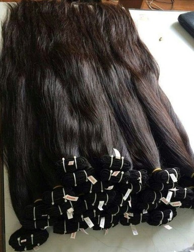 Black Straight Human Hair Extension