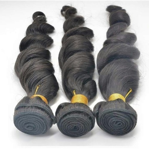 Black Brazilian Round Wave Hair Ext