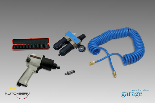 Air Impact Wrench With Accessories