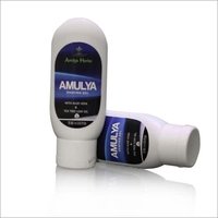 Amulya Shaving Gel - Plastic, 75 Ml | Soft Texture, Aloe Vera & Tea Tree Oil Formula, Moisturizing Effect For Sensitive Skin