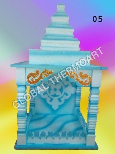 Thermocol Two Color Creative Temple
