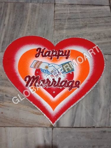 Thermocol Wedding Heart