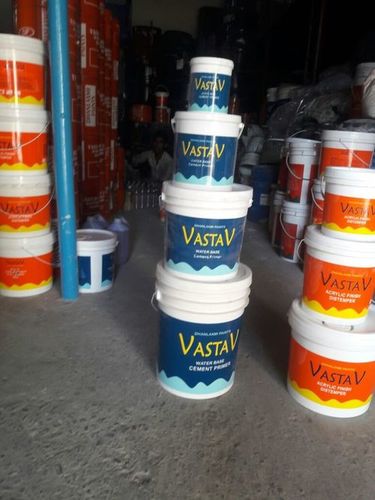 Vastav Cement Primer - Organic Compounds, White | Strong Adhesion, Water Resistant, Fast Drying