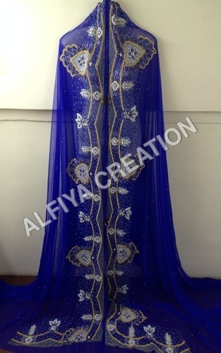 Hand Beaded Royal Takchita Fabric