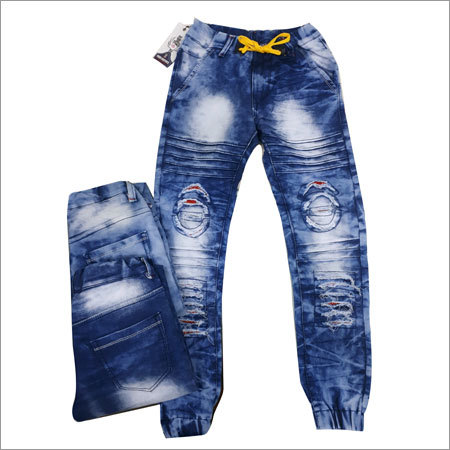 No Fade Branded Jeans