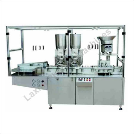 Automatic Dry Powder Injectable Powder Filling With Rubber Stoppering Machine
