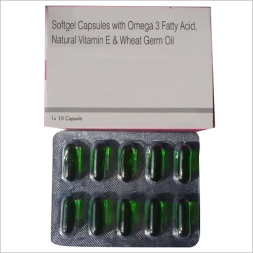 Vitamin E And Wheat Germ Oil Capsules Dry Place