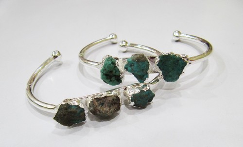 Custom Birth Stone And Healing Gemstone Bracelet Bangle