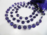 AAA Quality Natural African Amethyst Briolette Heart Shape Beads