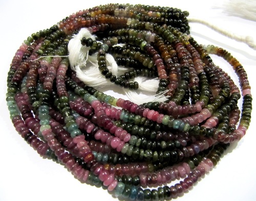 AAA Quality Natural Multi Tourmaline Beads