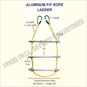 Aluminum P P Rope Ladder ( 16mm dia ) - FF-253-16