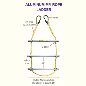 Aluminum P P Rope Ladder (  16mm dia )