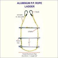 Aluminum P P Rope Ladder (  16mm dia )