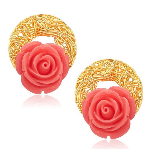 Classic Gold Plated Earrings - Alloy, Ear Drop Design with Rhinestone & Crystal Accents | Ideal for Gifts, Weddings, Engagements, and Parties