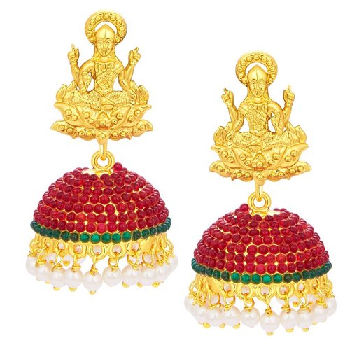 Gold Plated AD Earrings