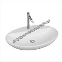 White Resin Wash Basin