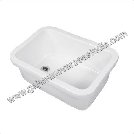 White Ceramic Lab Sink