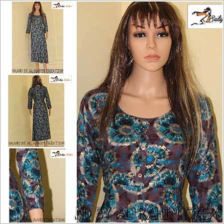 Latest Rayon Print Kurti Decoration Material: Beads
