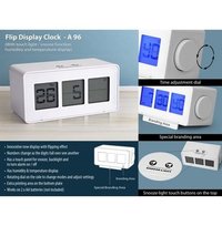 Flip Display Clock With Touch Light / Snooze Function