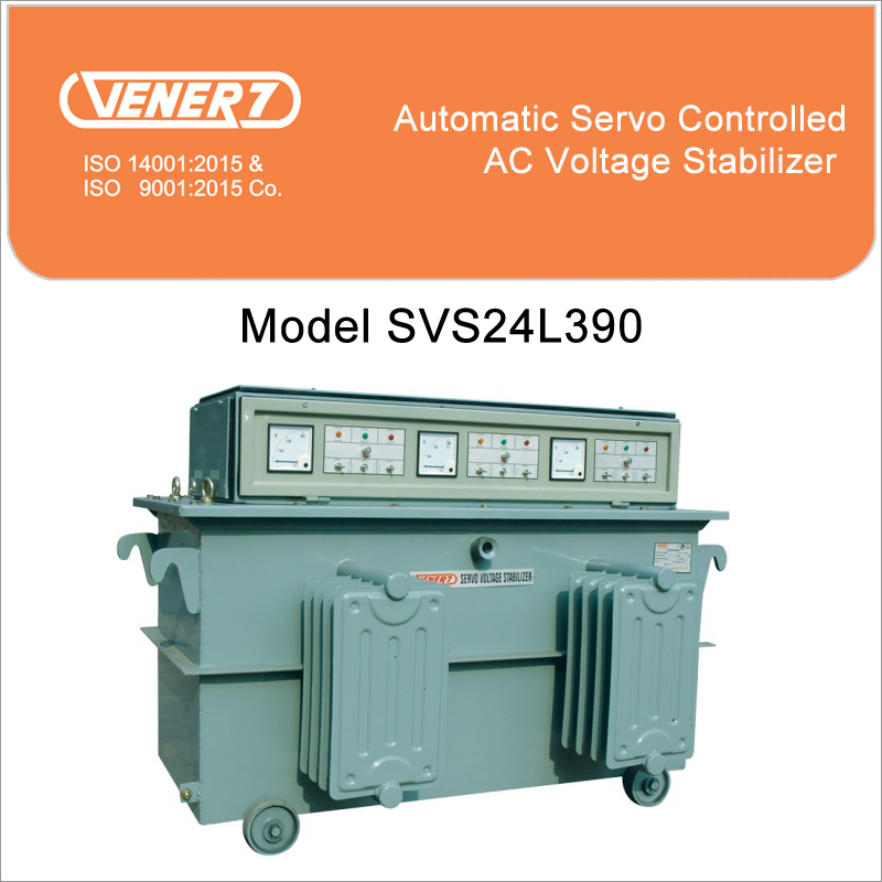 90kVA 240V to 460V Automatic Servo Controlled Oil Cooled Voltage Stabilizer
