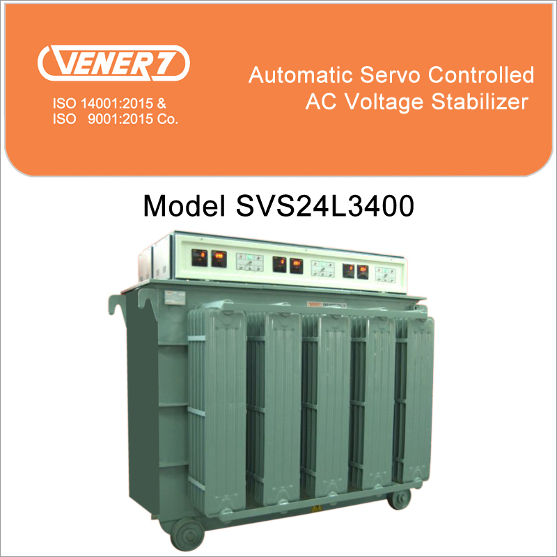 400kVA 240V to 460V Automatic Servo Controlled Oil Cooled Voltage Stabilizer
