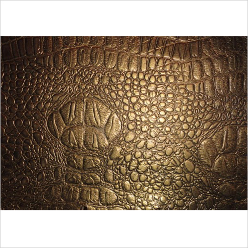 Buffalo Calf Fish Crocodile Printed Leather