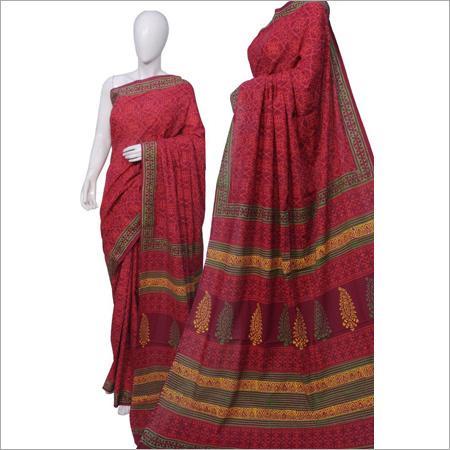 All Ladies Cotton Printed Sarees