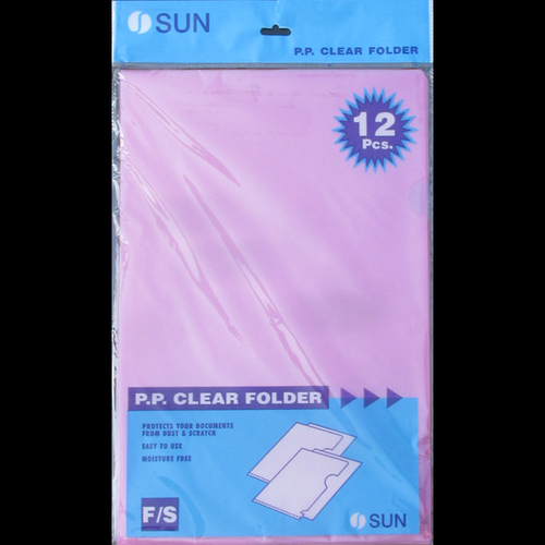 A4 PP Transparent File Folder