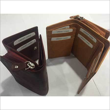 Brown Ladies Genuine Leather Wallet