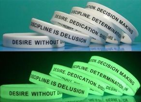 Glow In The Dark Silicone Wristband