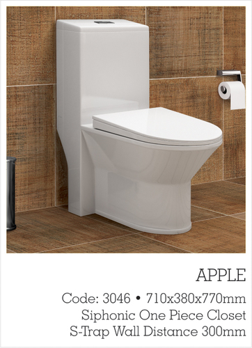Any Color One Piece Water Closet