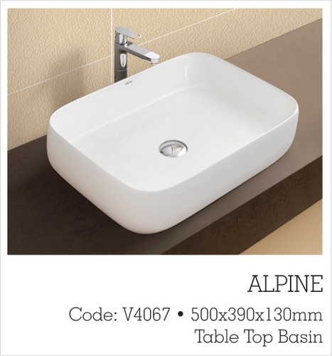 Any Color Square Table Top Basin