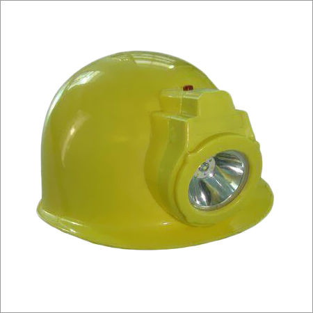 safety helmet with rechargeable led headlamp