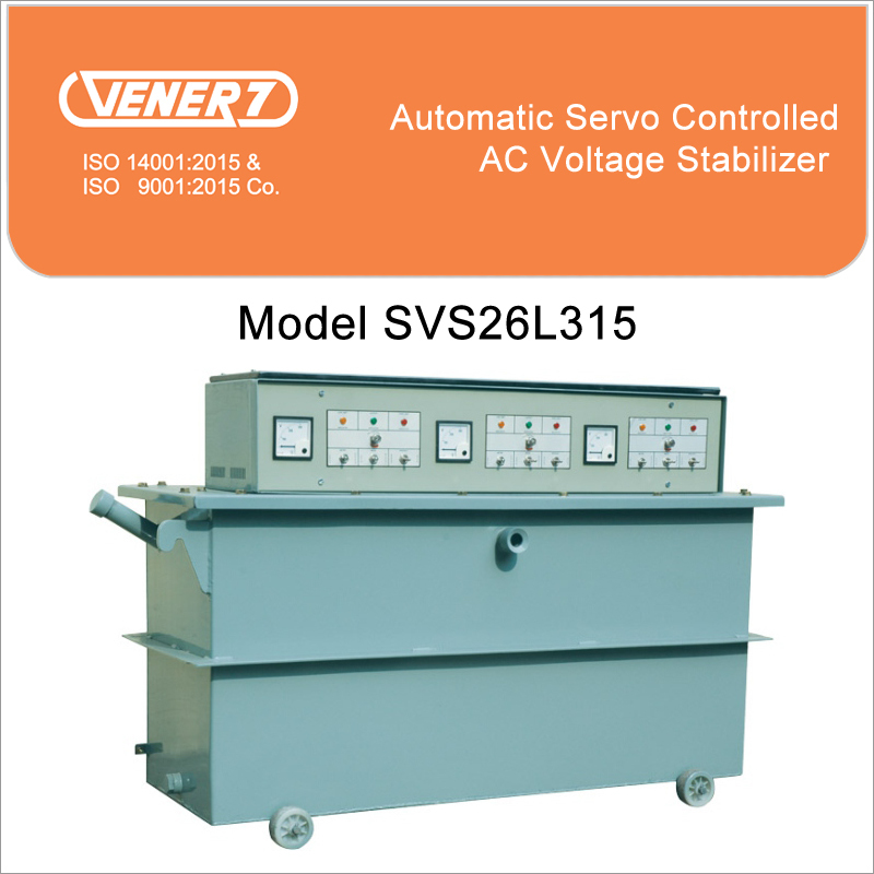 15 kVA Oil Cooled Servo Voltage Stabilizer