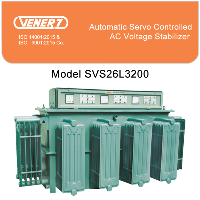 200kVA 400V Automatic Servo Controlled Oil Cooled Voltage Stabilizer