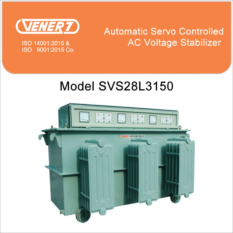 150kVA 216 Amps Automatic Servo Controlled Oil Cooled Voltage Stabilizer