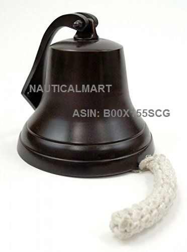 Aluminum Ship Bell, Dark Antique