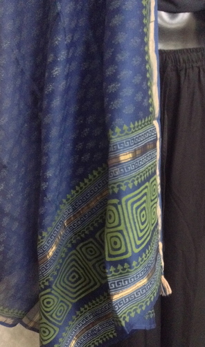 Hand Block Printed Dupatta