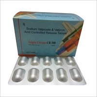 Sodium Valproate Tablet - Controlled Release 200mg, 300mg, 500mg | White Blister Pack, Oral Administration, Epilepsy And Bipolar Disorder Management