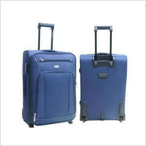 blue trolley bag