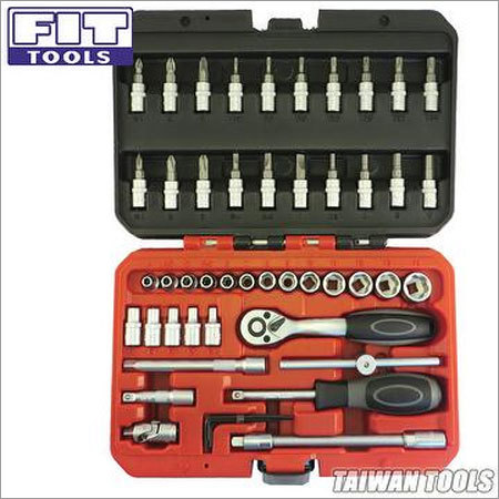 FIT 50 pcs 1-4 Drive Socket Set